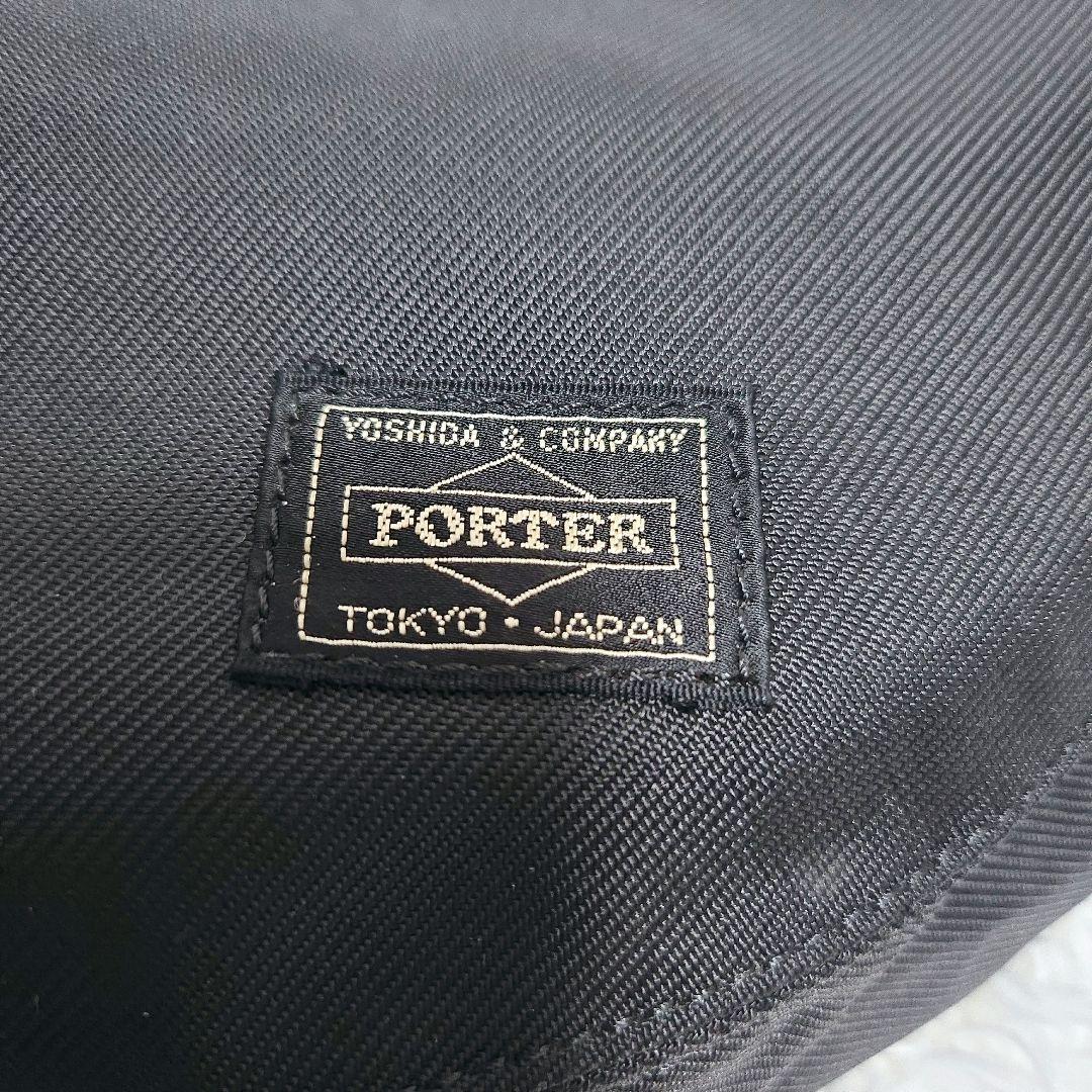 PORTER ポーター ハーフムーン ナイロン ショルダーバッグ 黒
