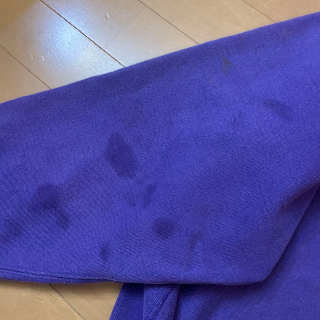 C*V様 XL パープル ターコイズ チャンピオン リバースウィーブ リブライン