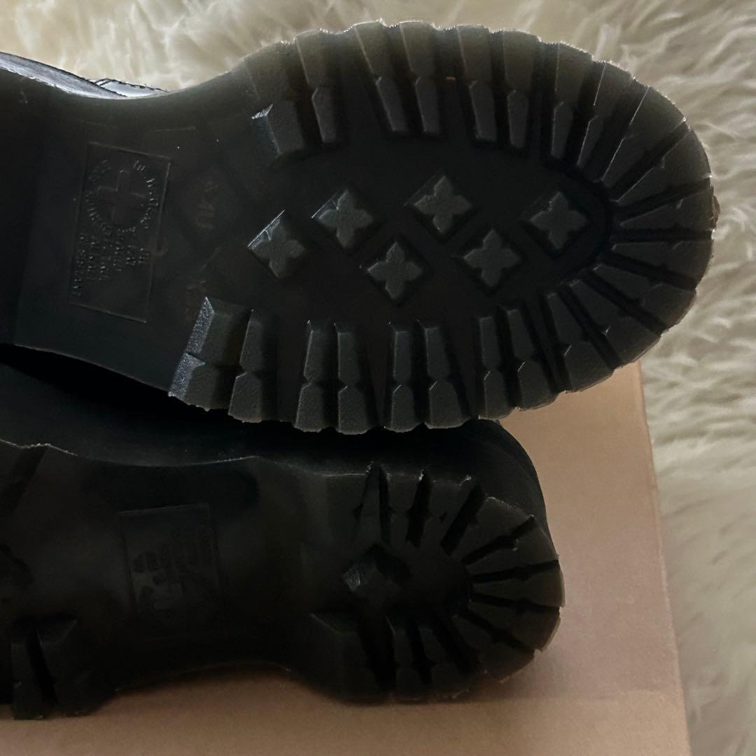 【ドクターマーチン】チェルシーブーツ　黒　厚底　サイドゴア　UK4 23.0㎝