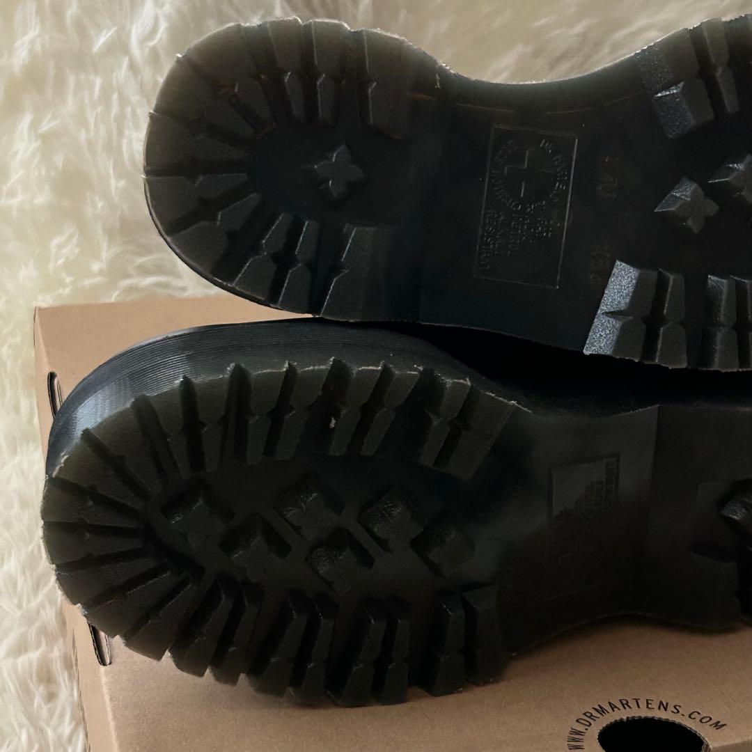 【ドクターマーチン】チェルシーブーツ　黒　厚底　サイドゴア　UK4 23.0㎝
