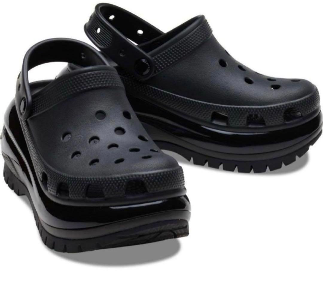 crocs クロックス メガクラッシュブラック 厚底