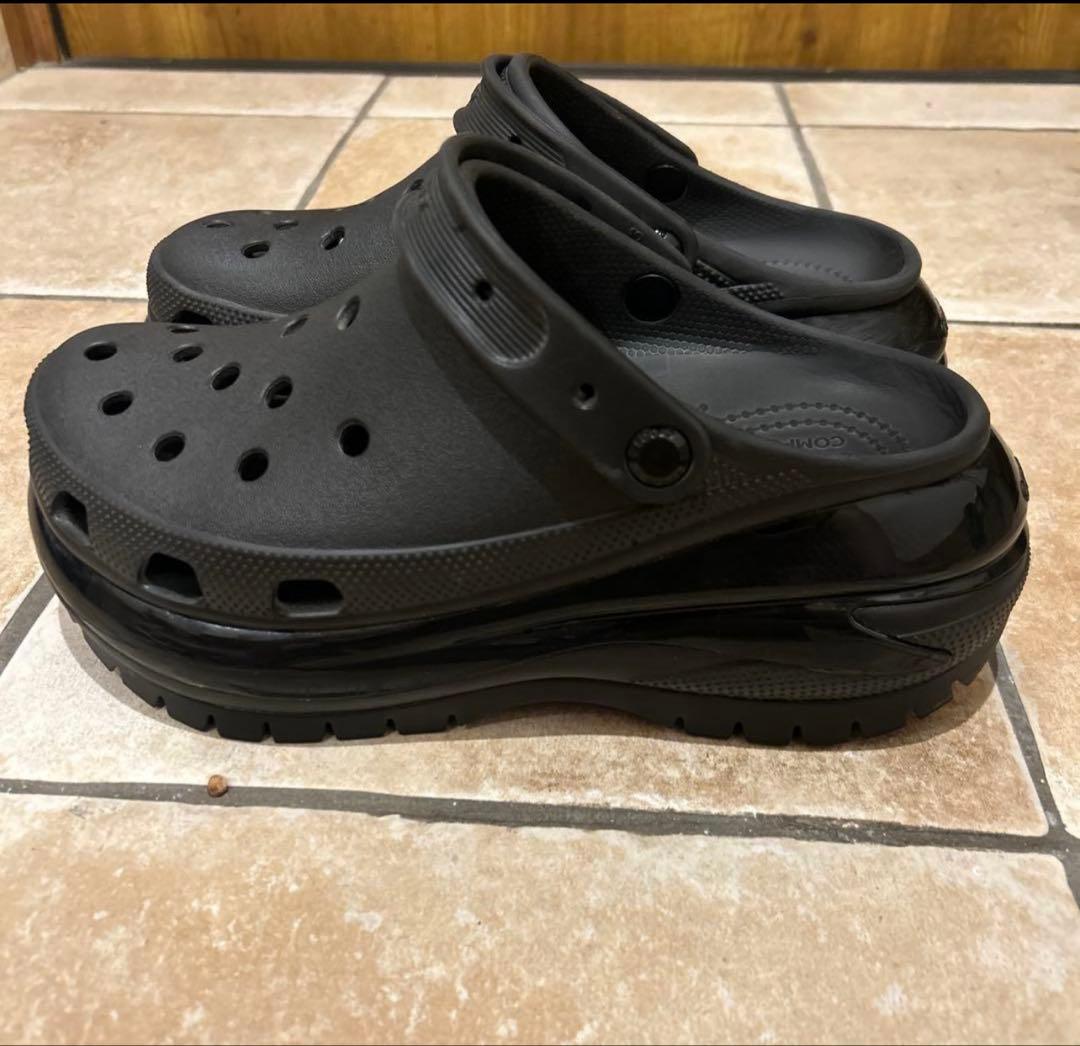 crocs クロックス メガクラッシュブラック 厚底