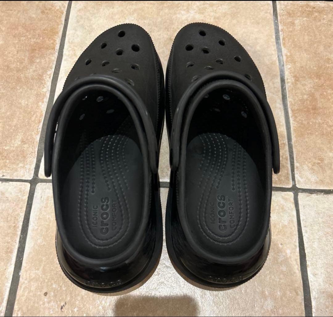 crocs クロックス メガクラッシュブラック 厚底