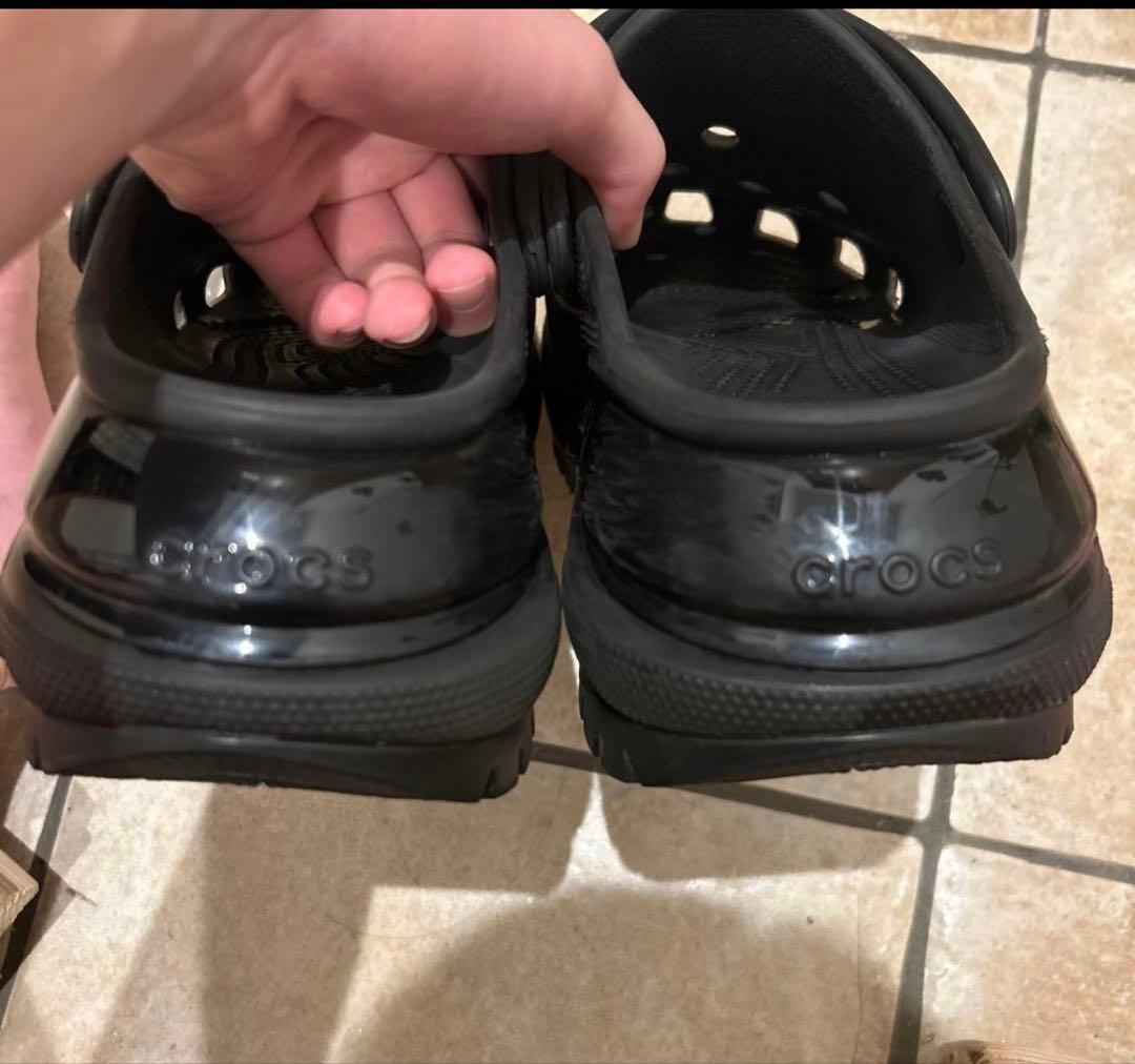 crocs クロックス メガクラッシュブラック 厚底