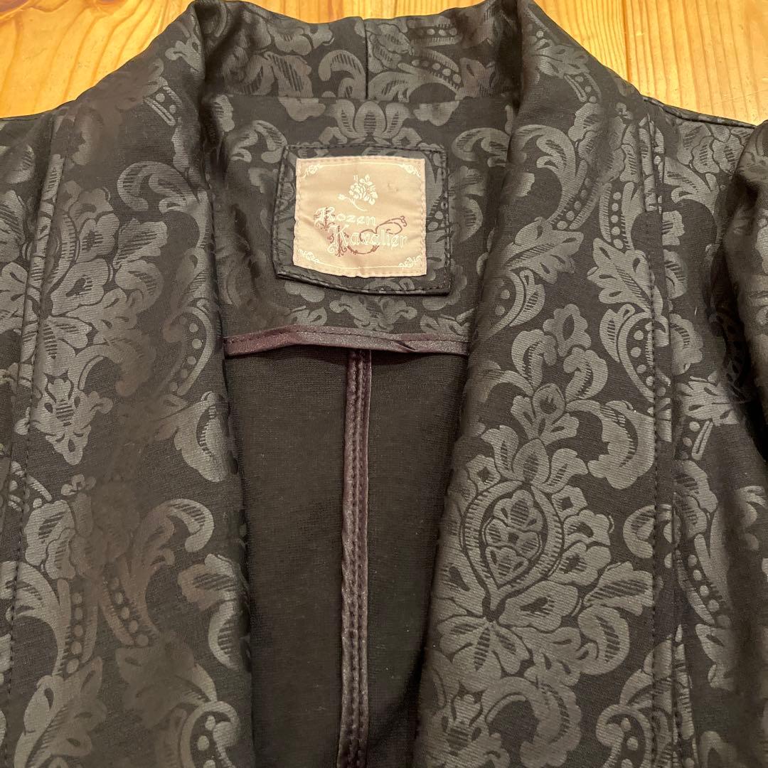 ローゼンカバリエ　オッズオンジャパン　ジャケット　総柄　金ボタン　レースアップ