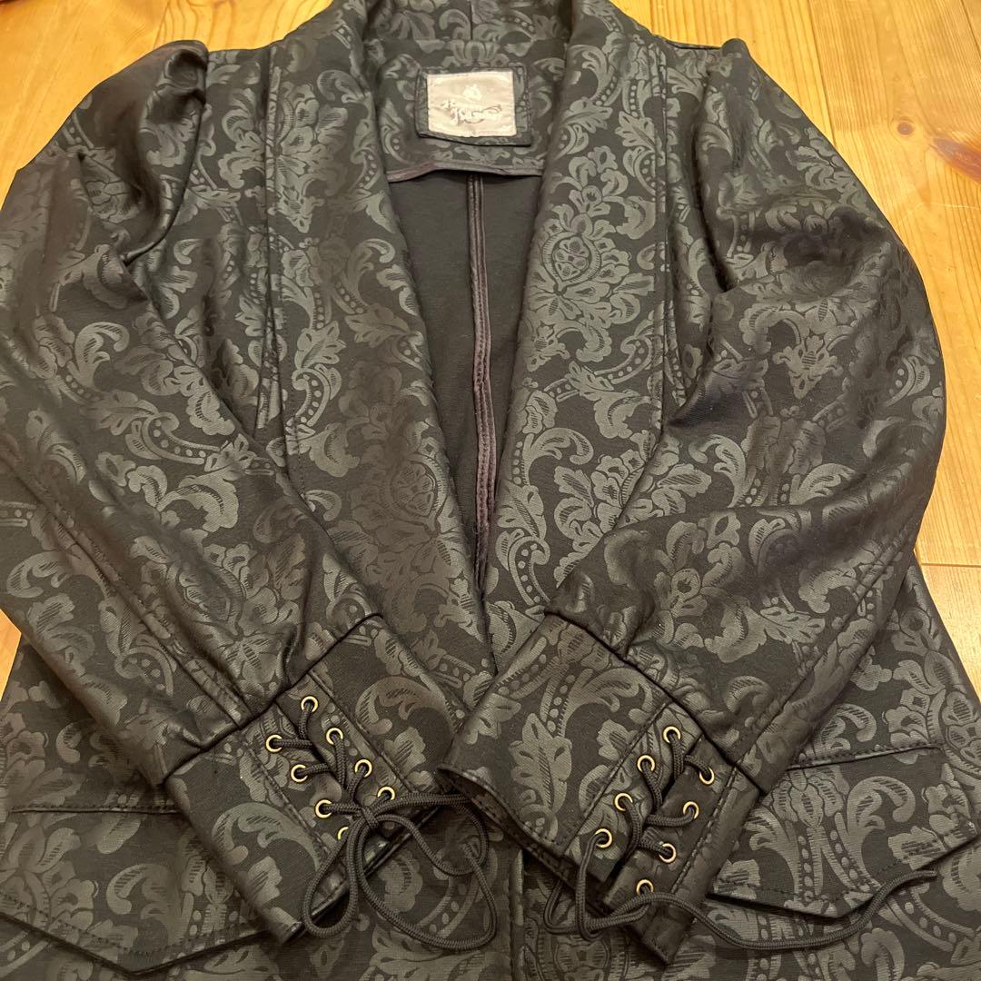 ローゼンカバリエ　オッズオンジャパン　ジャケット　総柄　金ボタン　レースアップ
