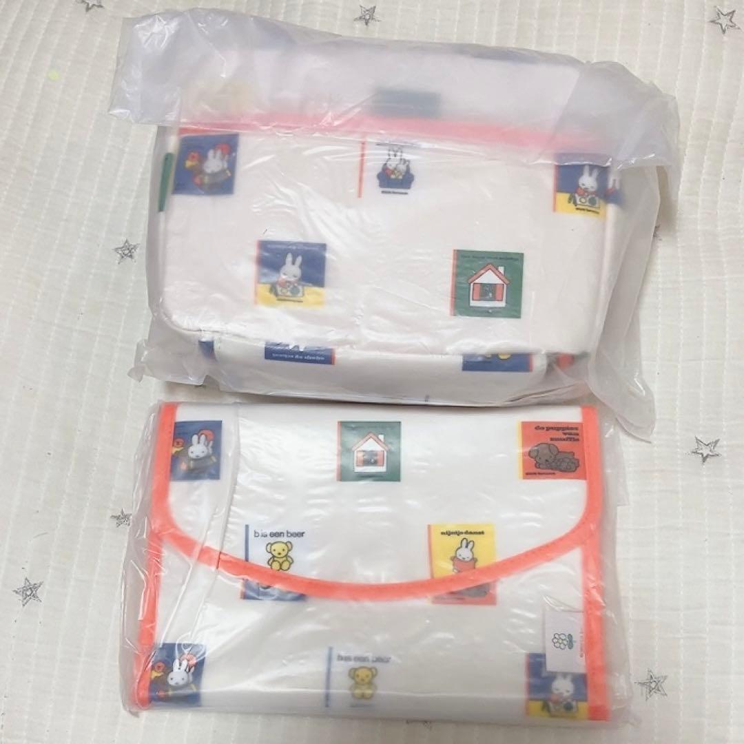 新品　ジェラートピケ ミッフィー 母子手帳ケース　おむつケース