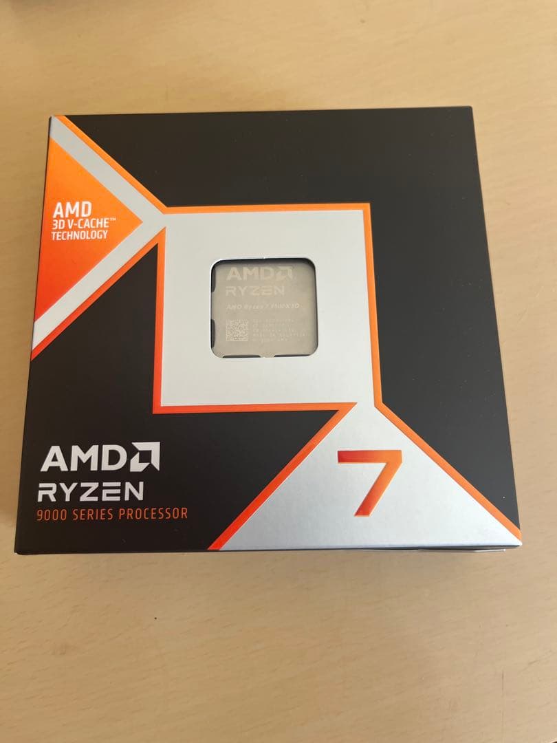 AMD Ryzen 7 9800X3D 9000シリーズ CPU