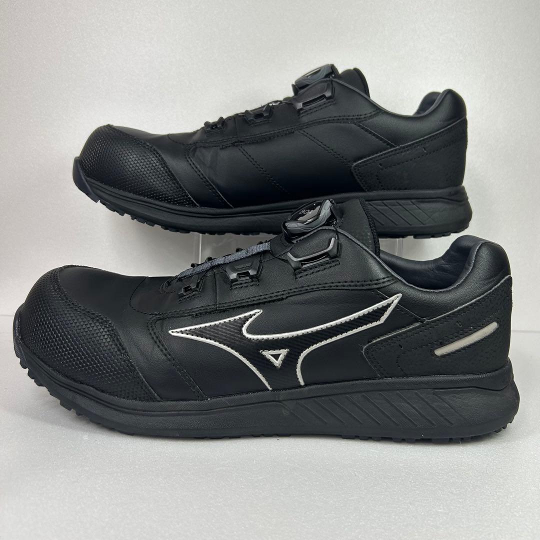 【美品】 MIZUNO 安全靴BOA付き スニーカー JSAA A種