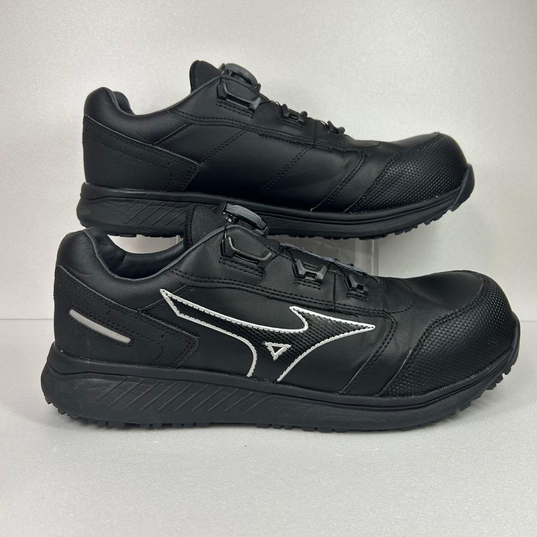 【美品】 MIZUNO 安全靴BOA付き スニーカー JSAA A種