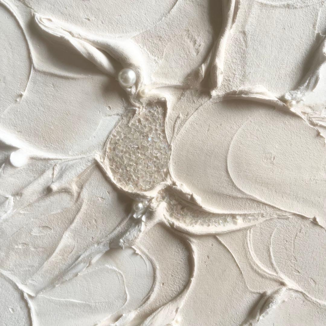 現代アート　40×30㎝　キラキラ　大きめ　モダン　アートパネル　インテリア