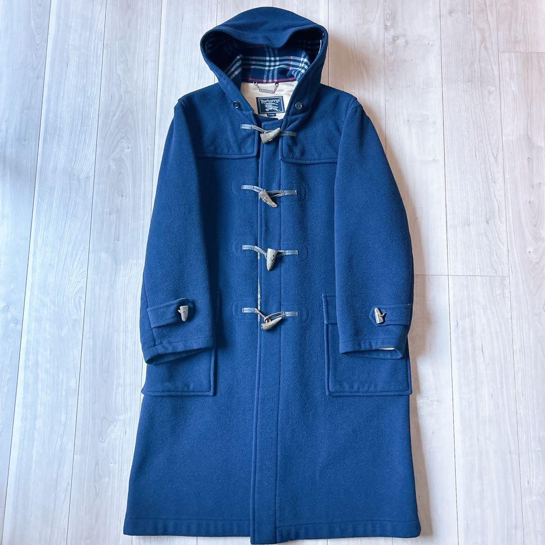 Burberrys ダッフルコート ノバチェック LL ヴィンテージ ウール