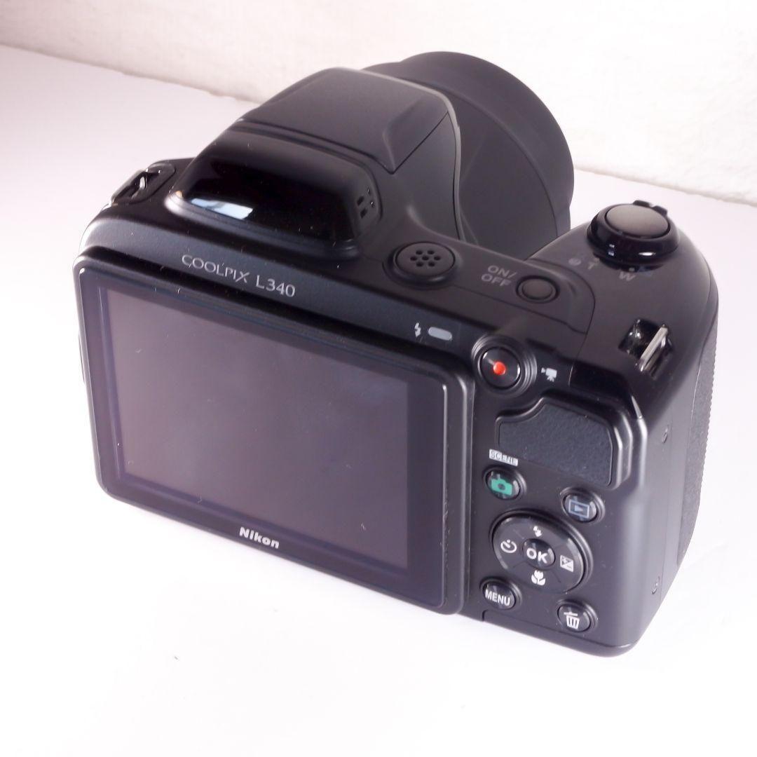 極上完動美品 Nikon ニコン COOLPIX L340 専用ストラップ 説明