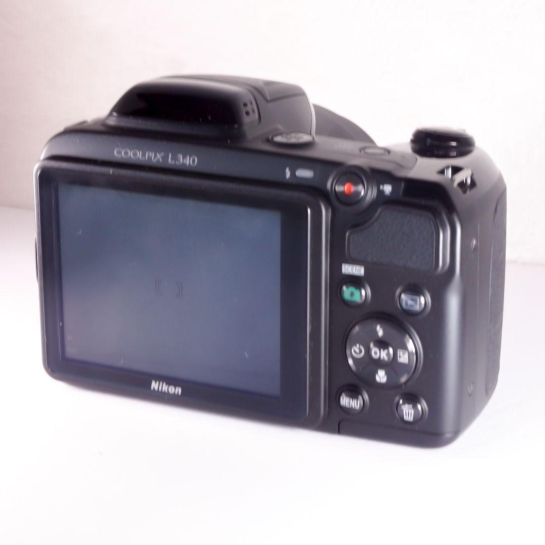 極上完動美品 Nikon ニコン COOLPIX L340 専用ストラップ 説明