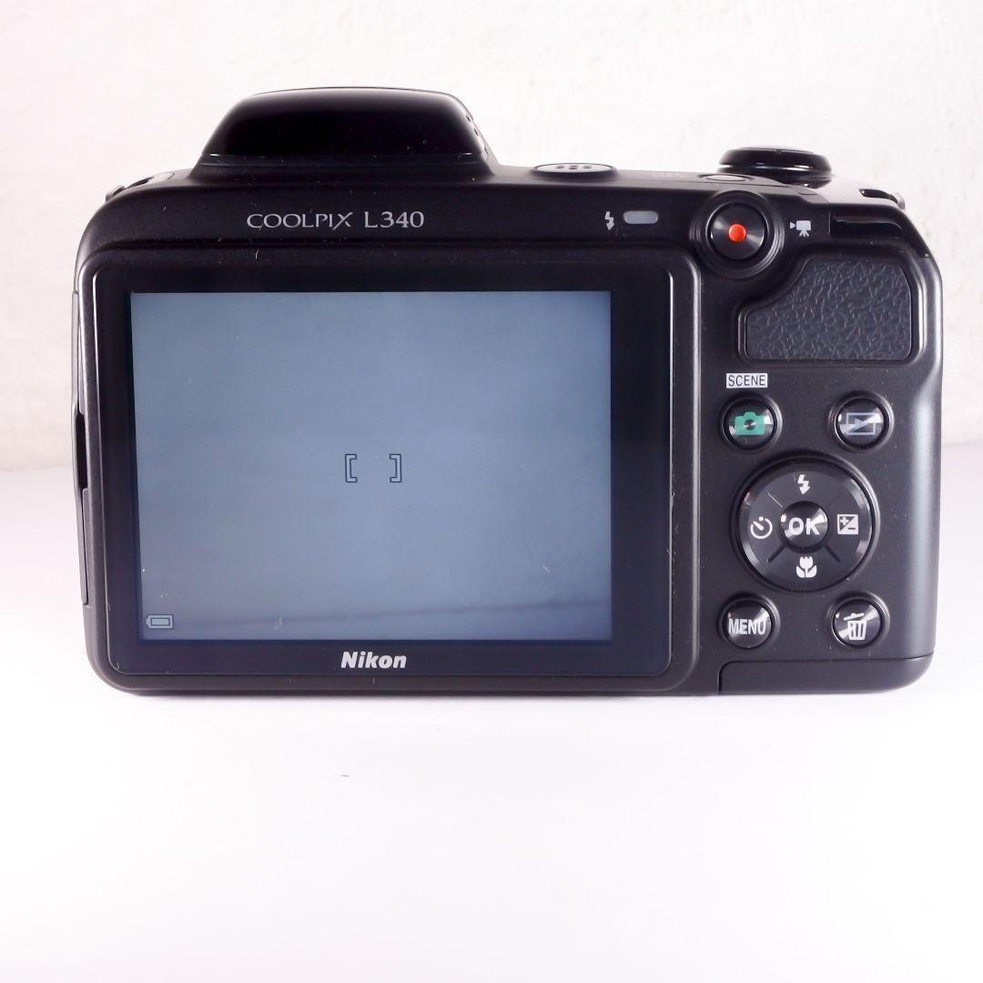 極上完動美品 Nikon ニコン COOLPIX L340 専用ストラップ 説明