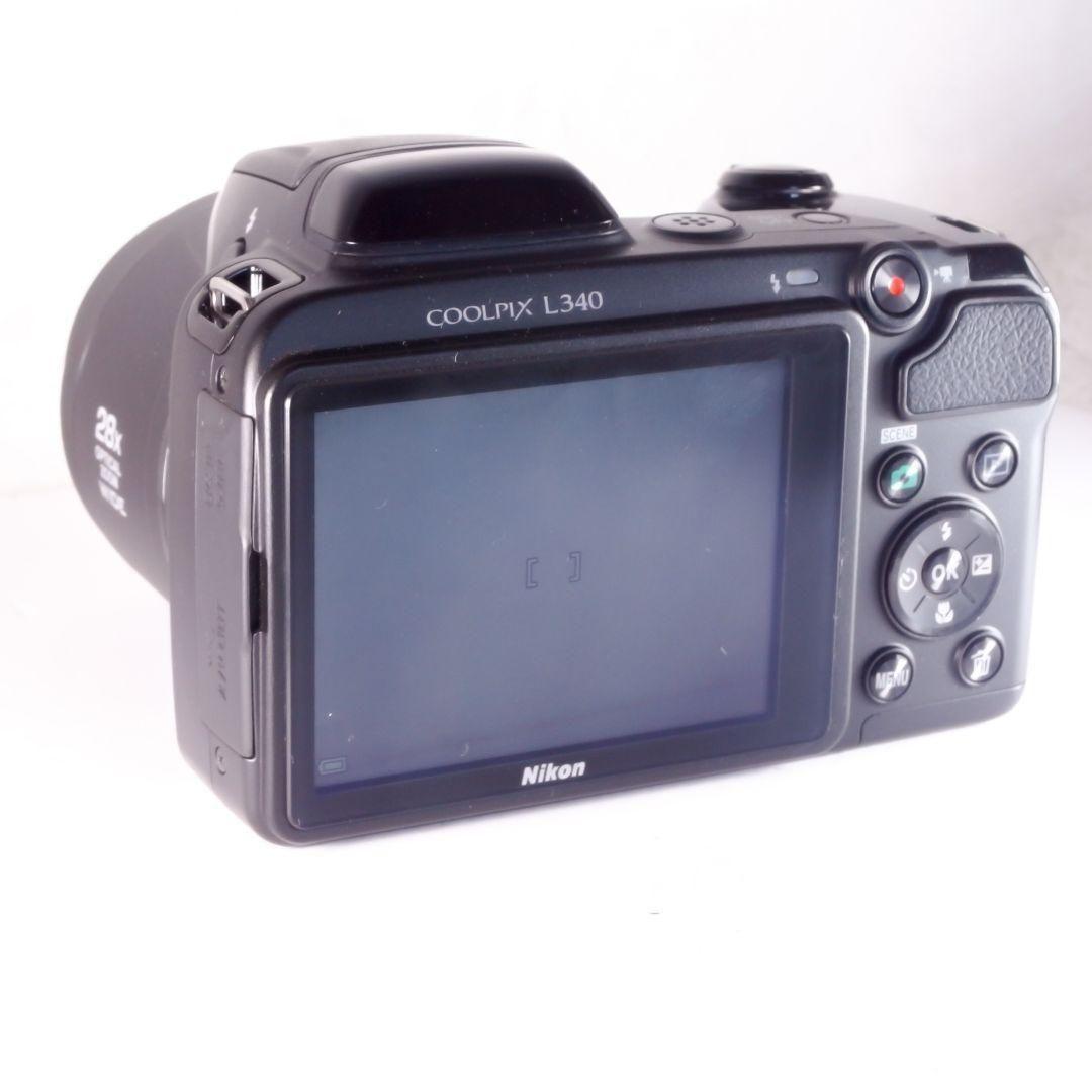 極上完動美品 Nikon ニコン COOLPIX L340 専用ストラップ 説明