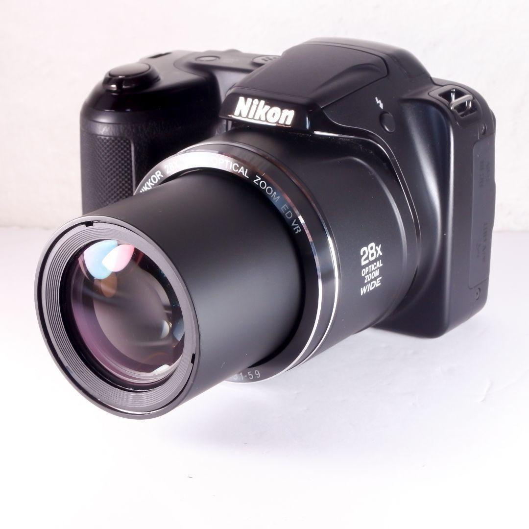 極上完動美品 Nikon ニコン COOLPIX L340 専用ストラップ 説明