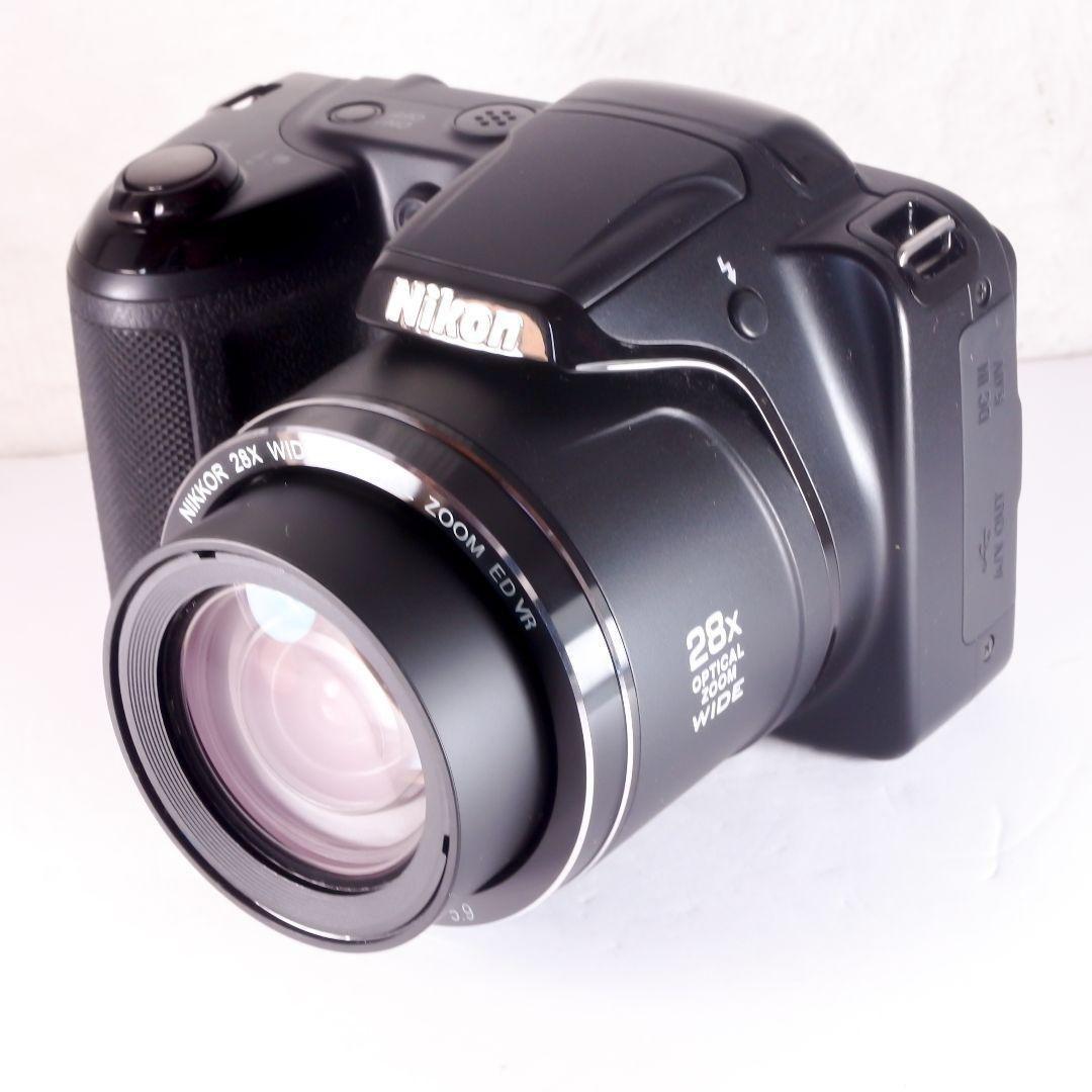 極上完動美品 Nikon ニコン COOLPIX L340 専用ストラップ 説明