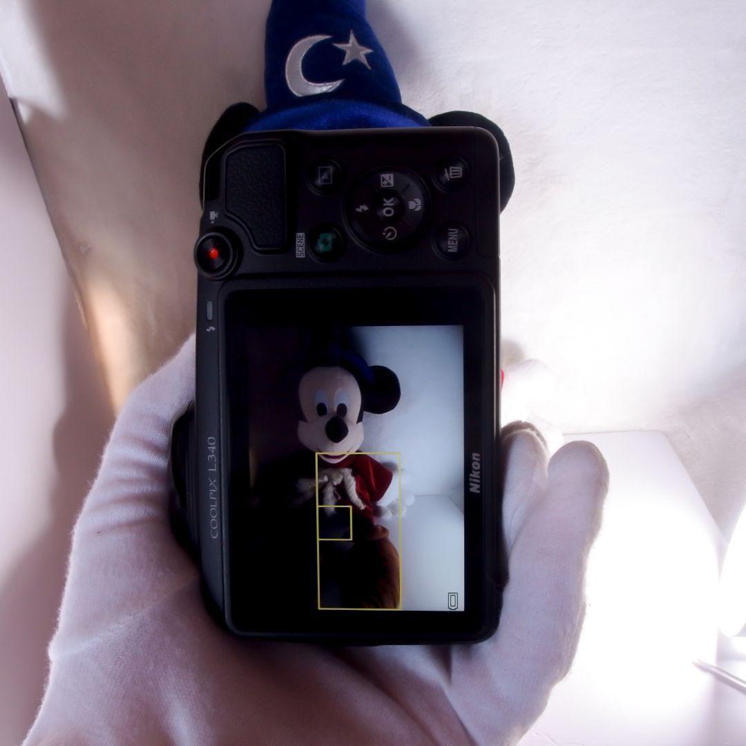 極上完動美品 Nikon ニコン COOLPIX L340 専用ストラップ 説明