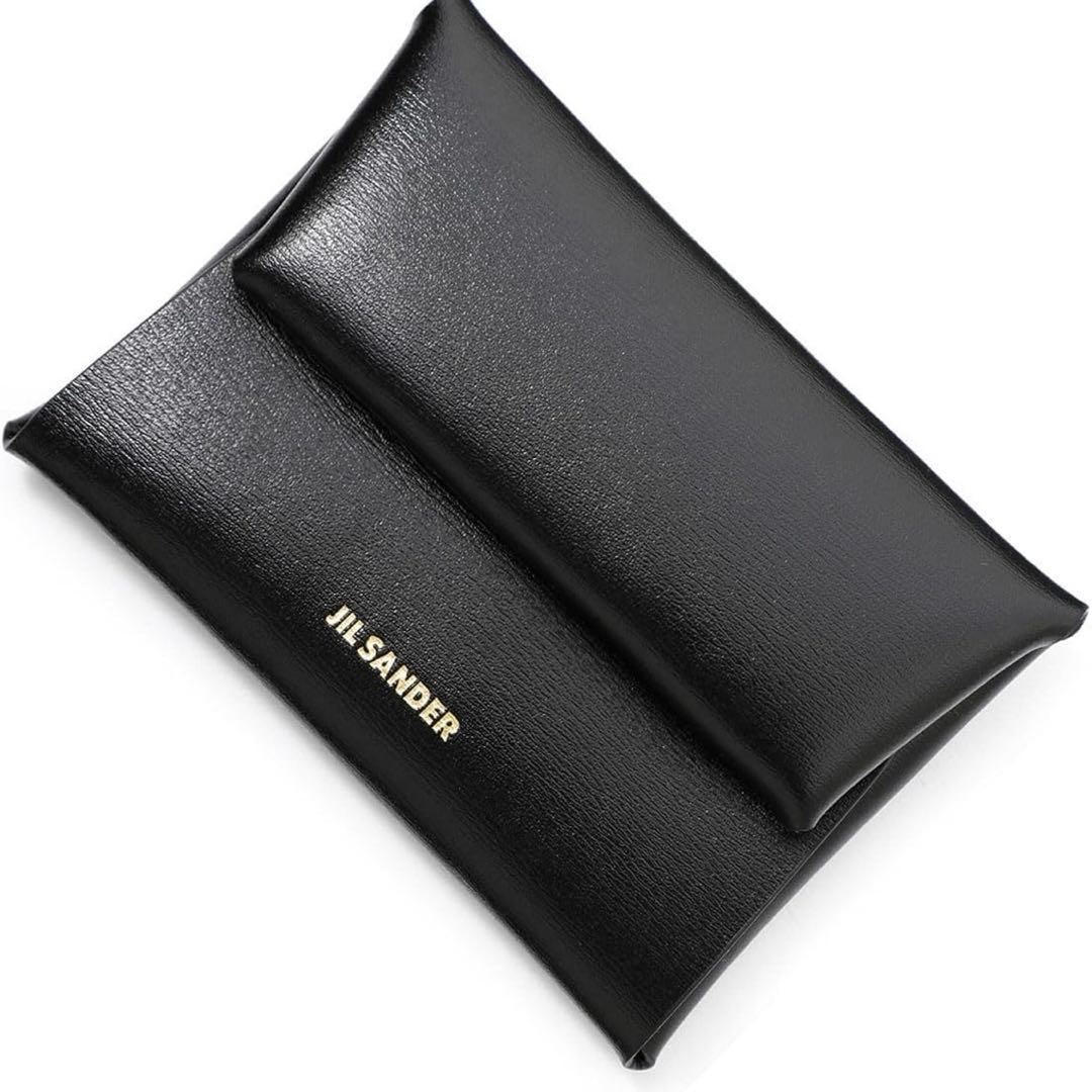 JIL SANDER ブラックレザーケース