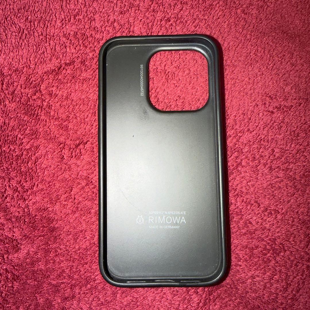 RIMOWA ブラック iPhone用ケース 15pro