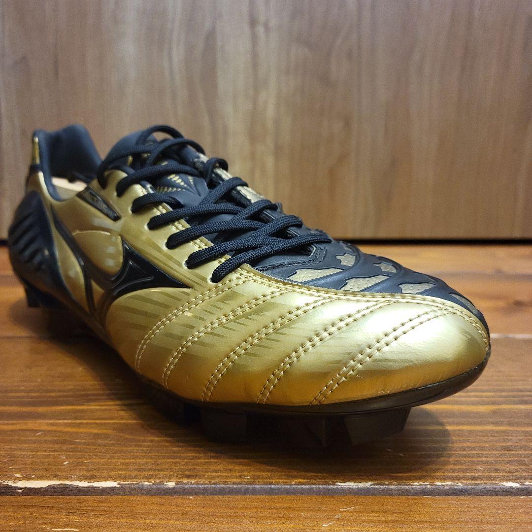 【ほぼ新品】ミズノ ウェーブ イグニタス 3 SL ゴールド×ブラック 26cm