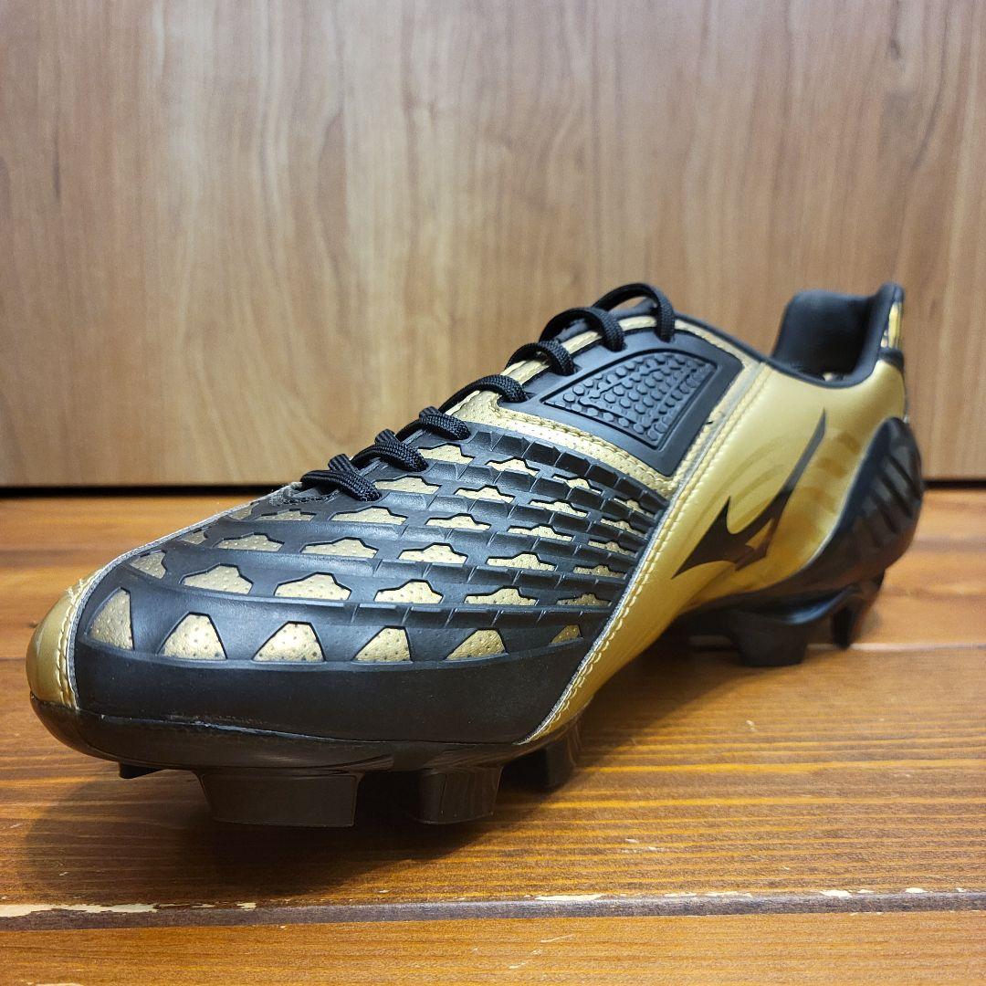 【ほぼ新品】ミズノ ウェーブ イグニタス 3 SL ゴールド×ブラック 26cm