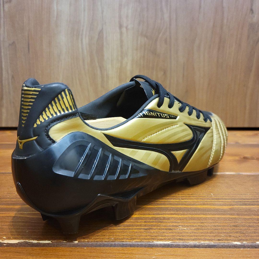 【ほぼ新品】ミズノ ウェーブ イグニタス 3 SL ゴールド×ブラック 26cm