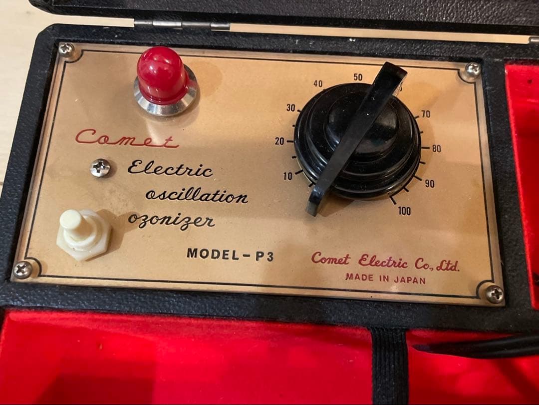 【激レア】レトロ コメット電機 美顔器 P-3型 1966年