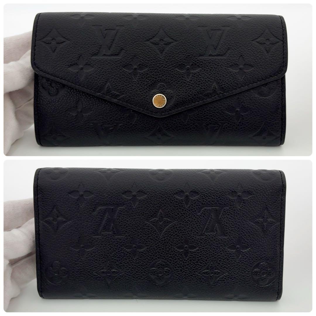 みーちゃん　ルイヴィトン ポルトフォイユ サラ アンプラント ブラック