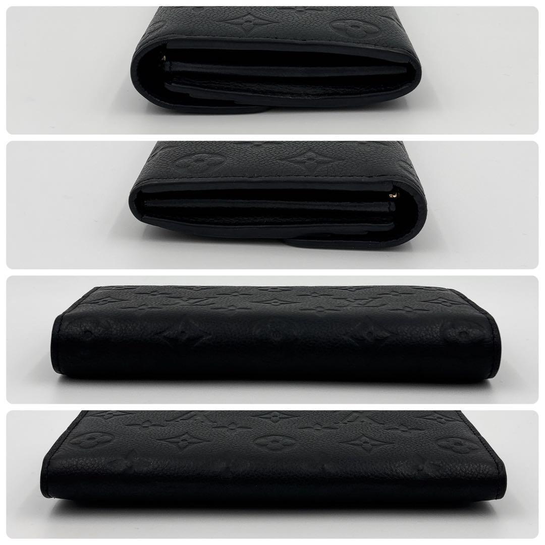 みーちゃん　ルイヴィトン ポルトフォイユ サラ アンプラント ブラック