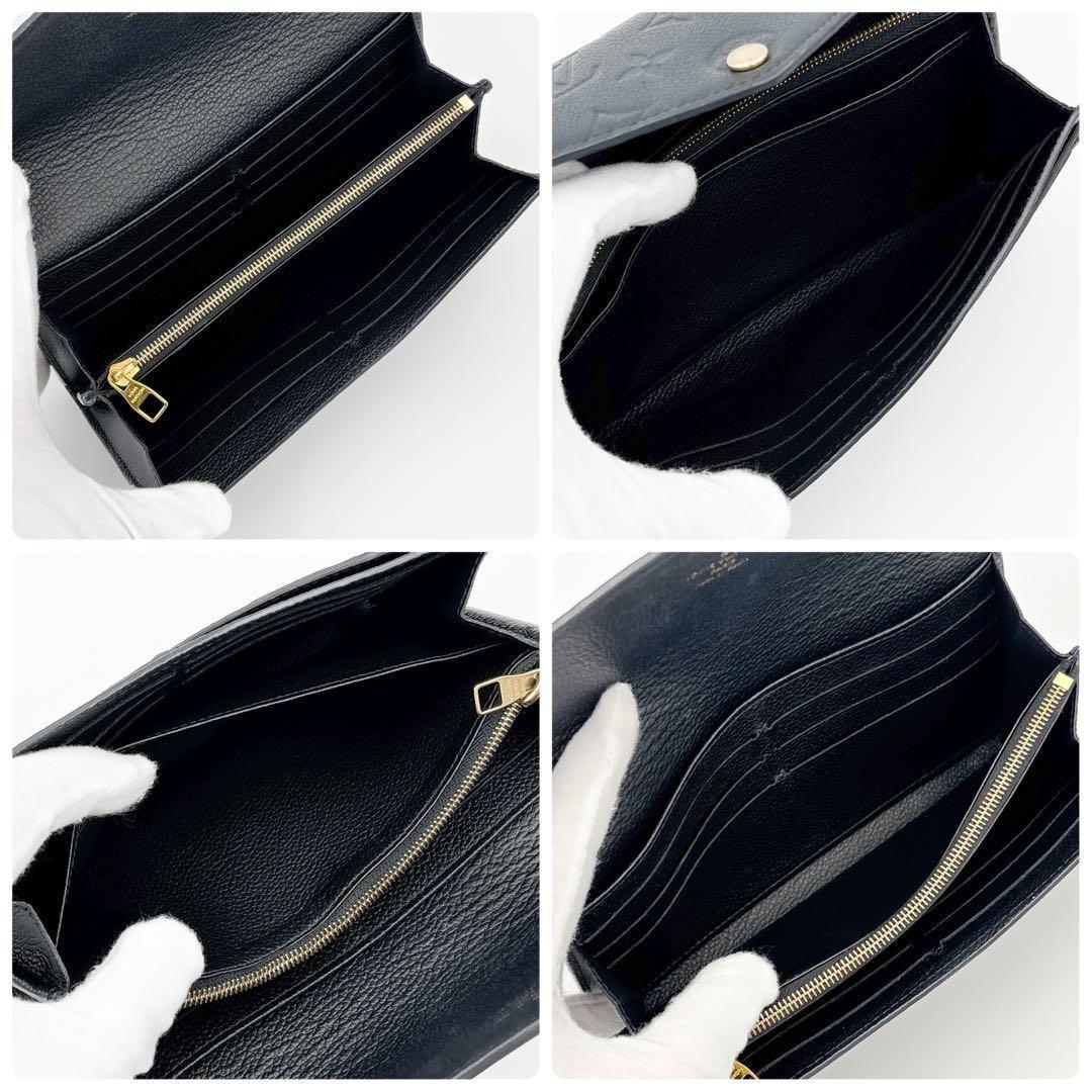 みーちゃん　ルイヴィトン ポルトフォイユ サラ アンプラント ブラック