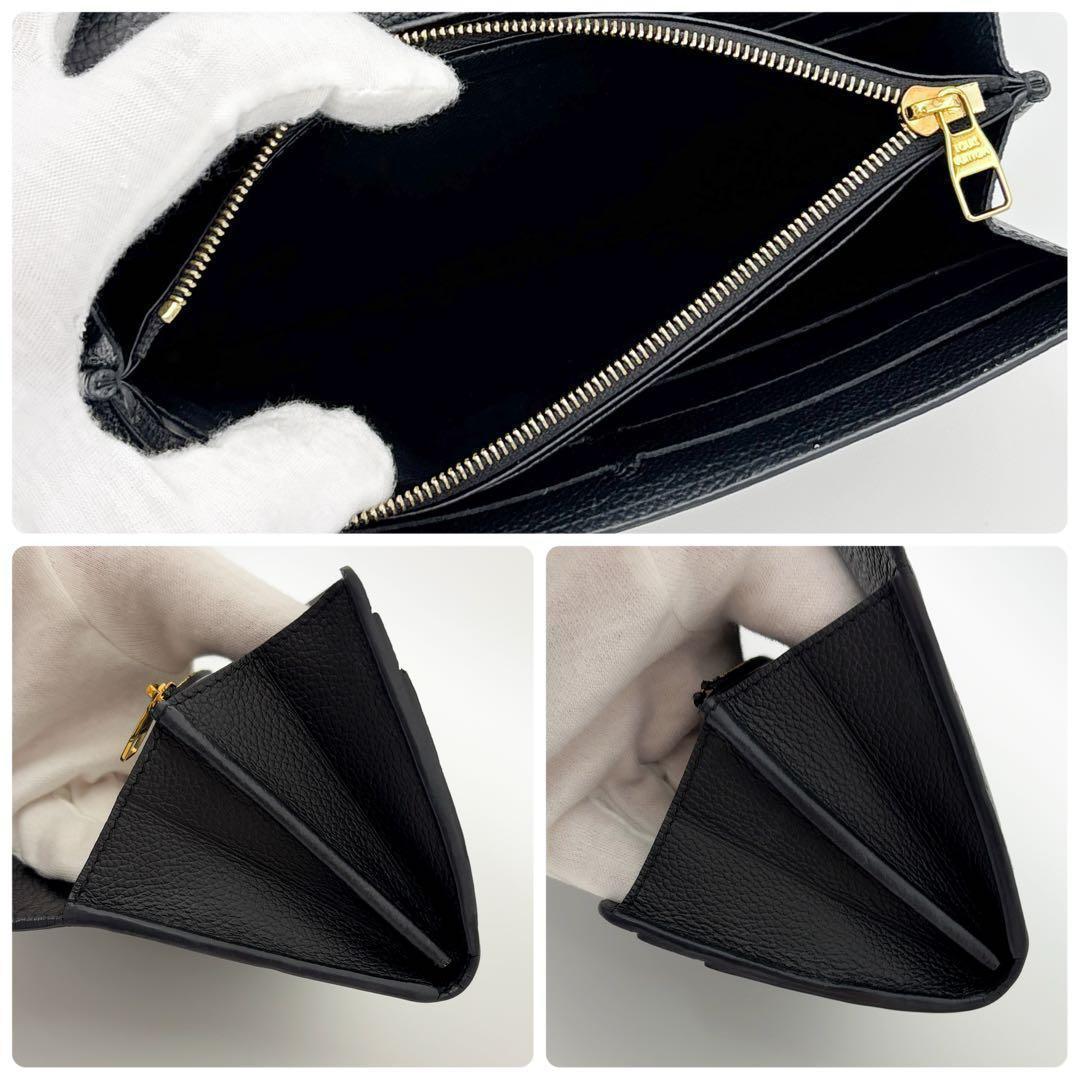 みーちゃん　ルイヴィトン ポルトフォイユ サラ アンプラント ブラック