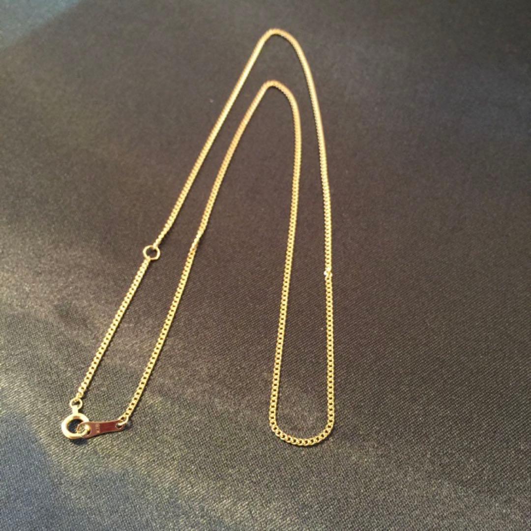 K18（18金）喜平ネックレスチェーン 40cm 約0.8g 日本製　新品