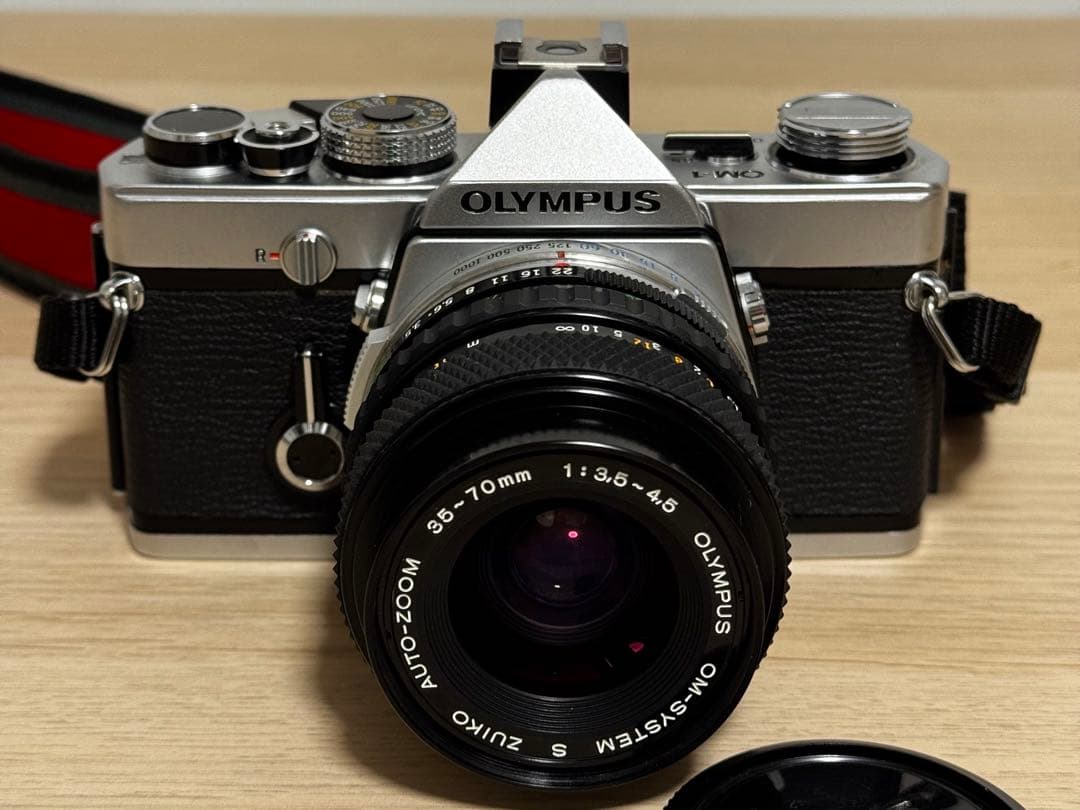 OLYMPUS OM-1 レンズ付き オリンパス フィルムカメラ 自宅保管品