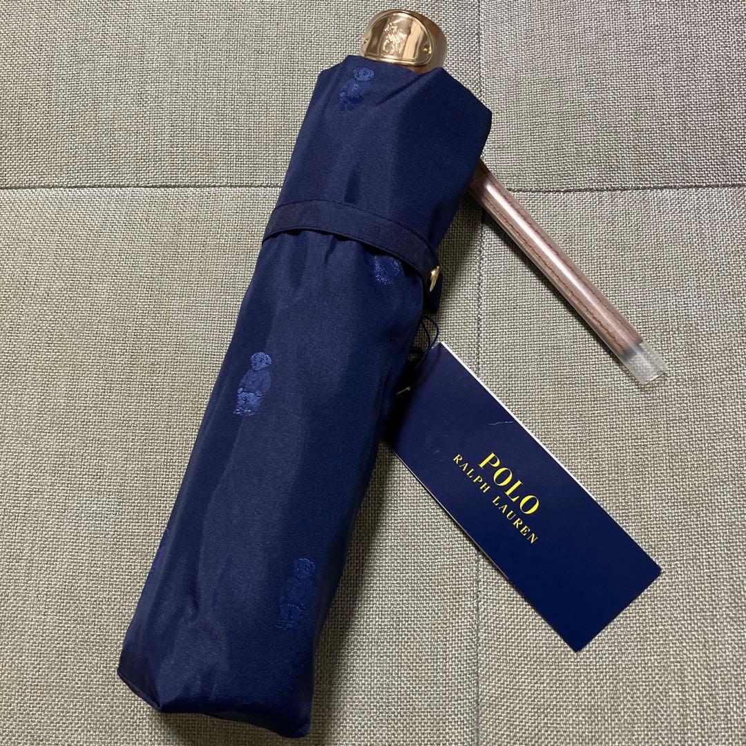 ポロ ラルフローレン ポロべア 折り畳み傘 雨傘