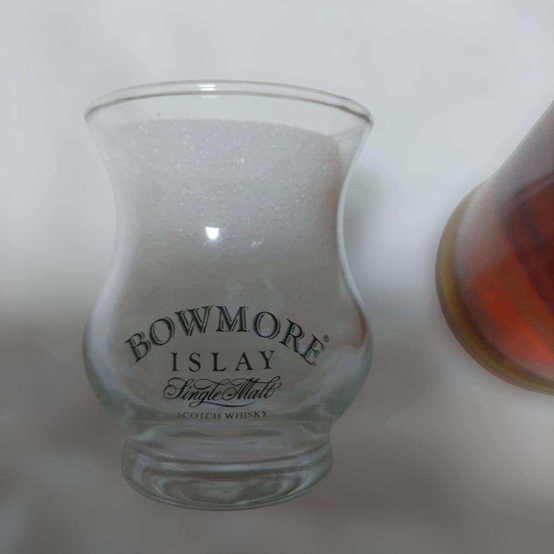ボウモア　シングルモルトスコッチ　ウイスキー　12年　カモメラベル　グラス付き