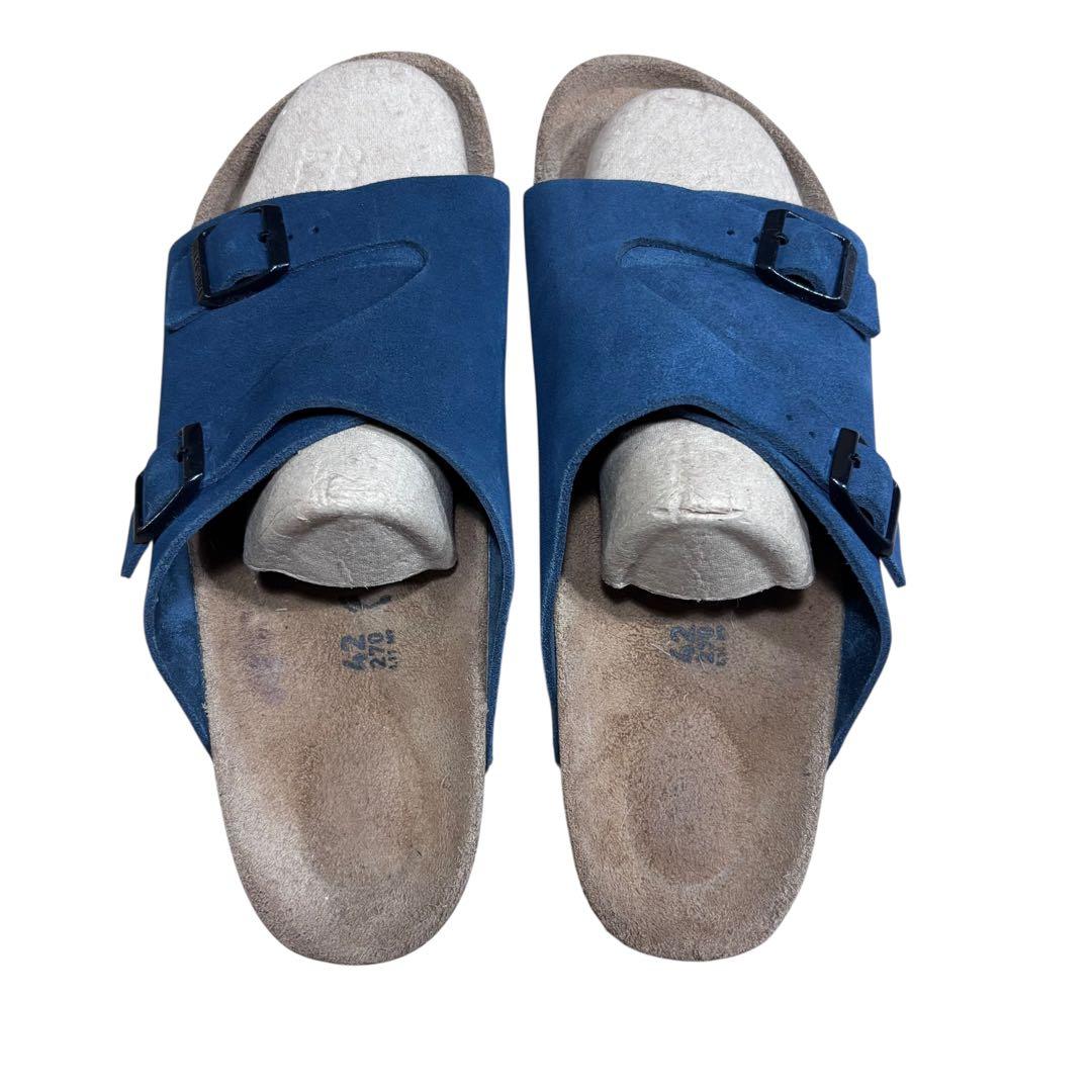 Ken【極美品】ビルケンシュトック　チューリッヒ　ネイビー　　27cm