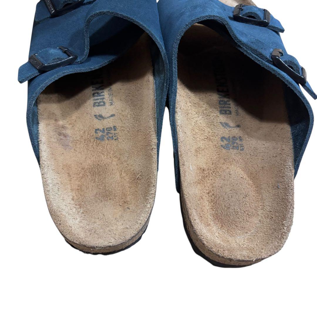 Ken【極美品】ビルケンシュトック　チューリッヒ　ネイビー　　27cm