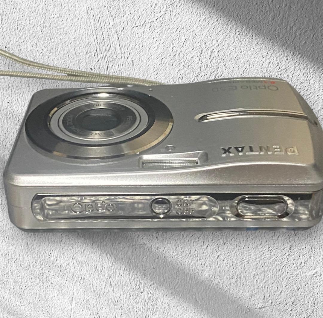 【良品】PENTAX Optio E50 コンパクトデジカメ 乾電池式