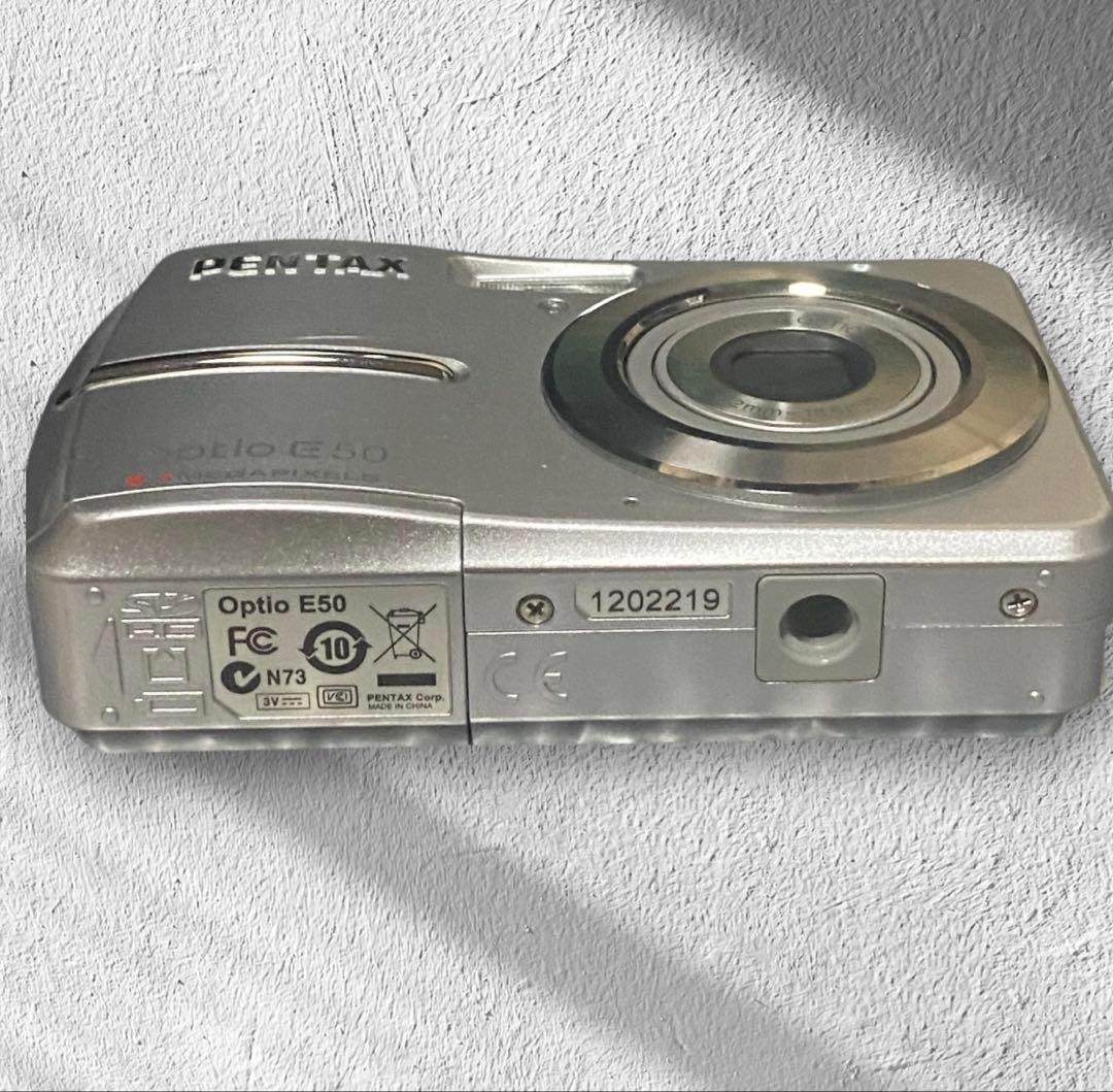 【良品】PENTAX Optio E50 コンパクトデジカメ 乾電池式