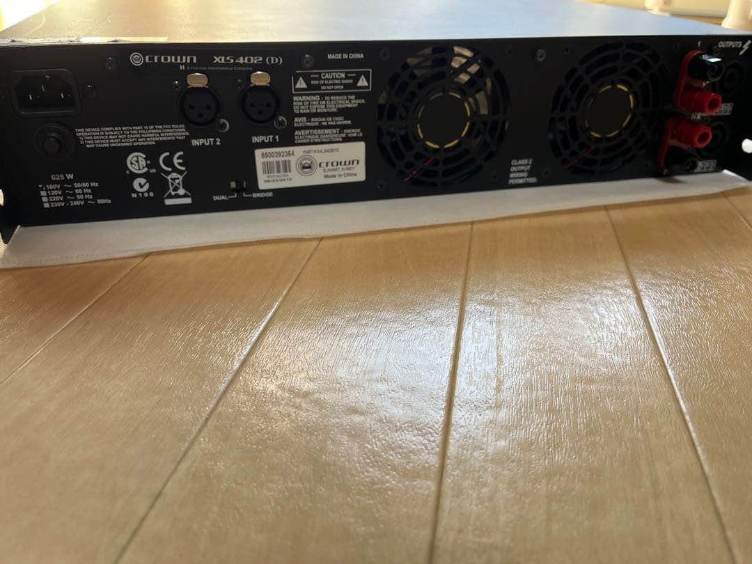 AMCRON XLS402 パワーアンプ【ジャンク品】