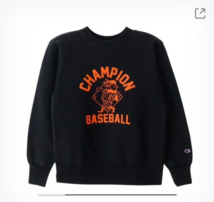 チャンピオン　XL　スウェット　裏起毛　リバースウィーブ　黒