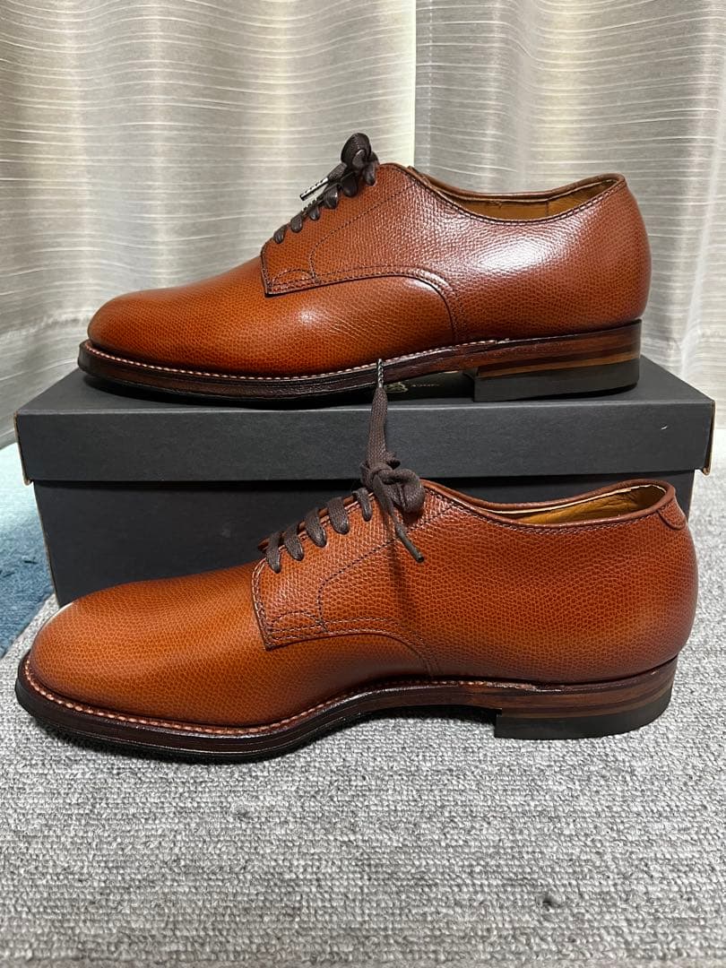 希少 ALDEN 5369 ミリタリーラスト 7ハーフ
