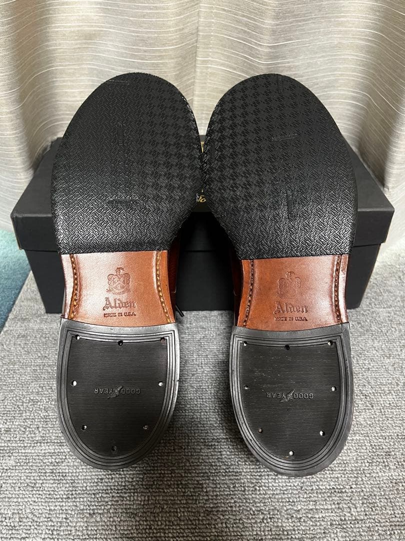 希少 ALDEN 5369 ミリタリーラスト 7ハーフ