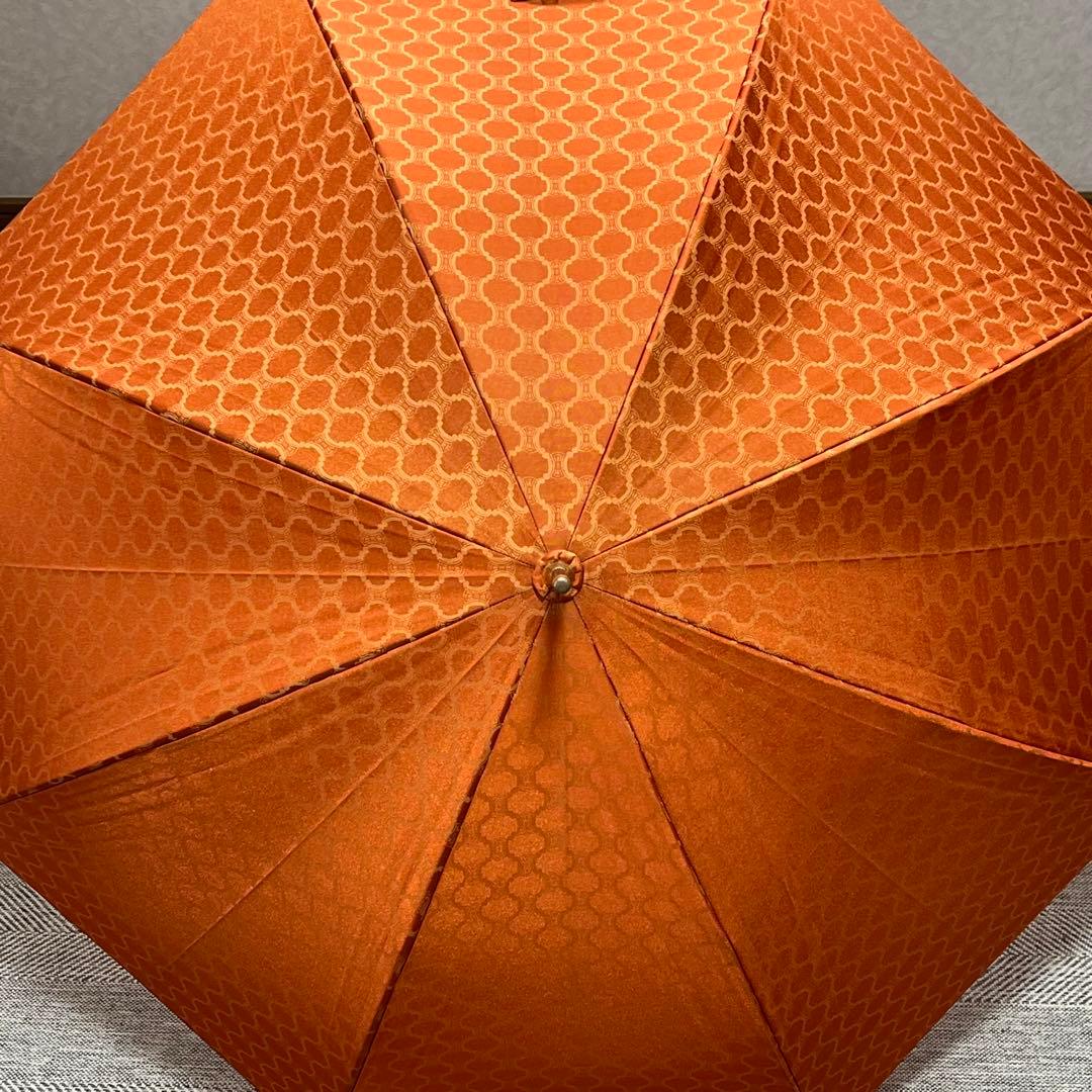 希少カラー　CELINE セリーヌ　マカダム総柄　トリオンフ　晴雨兼用長傘