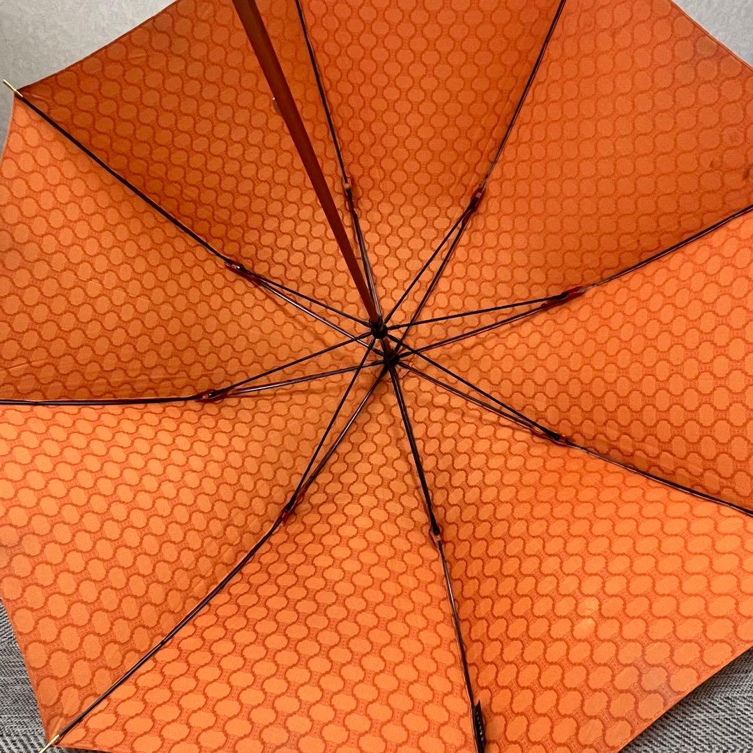 希少カラー　CELINE セリーヌ　マカダム総柄　トリオンフ　晴雨兼用長傘