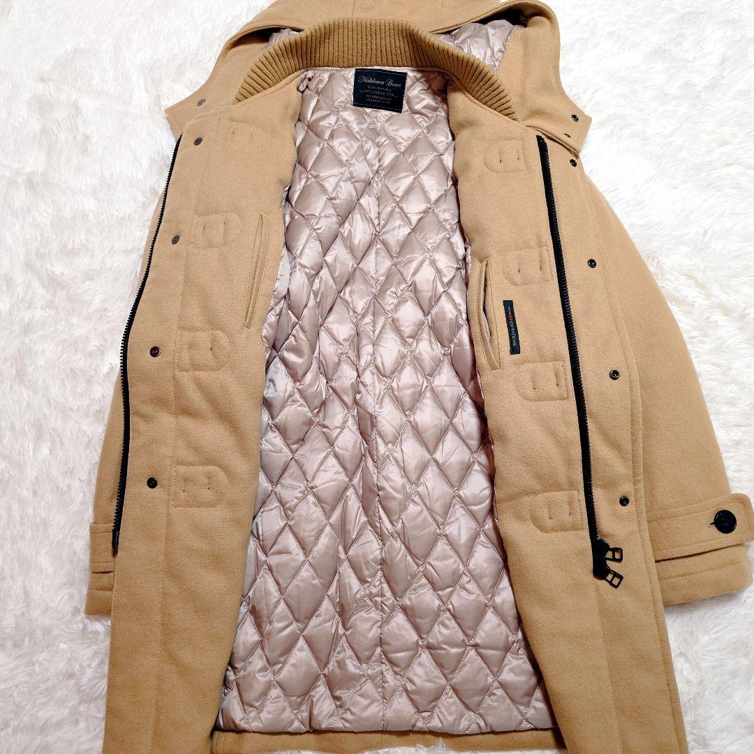 nano universe ナノユニバース 西川ダウン ダッフル キャメル M