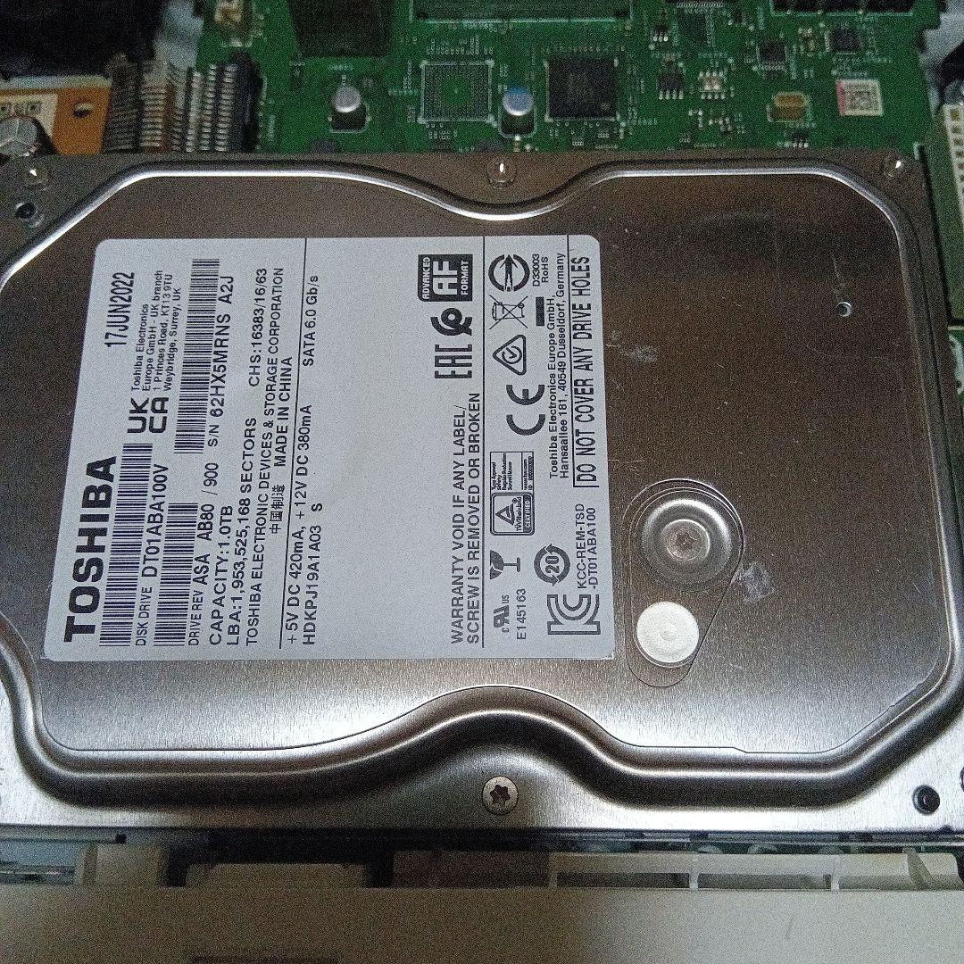 SHARP AQUOSブルーレイ BD-WW1100 HDD新同品交換