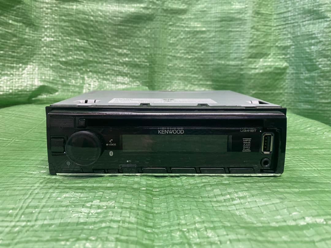 【中古】KENWOOD U341BT カーオーディオ Bluetooth 取説付